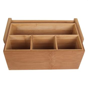 Preview: Bambus - Tischorganizer mit Henkel